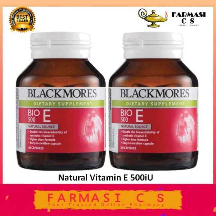 BLACKMORES Bio E 500 - Vitamin E 2x60s Exp:11/2020 | Lazada