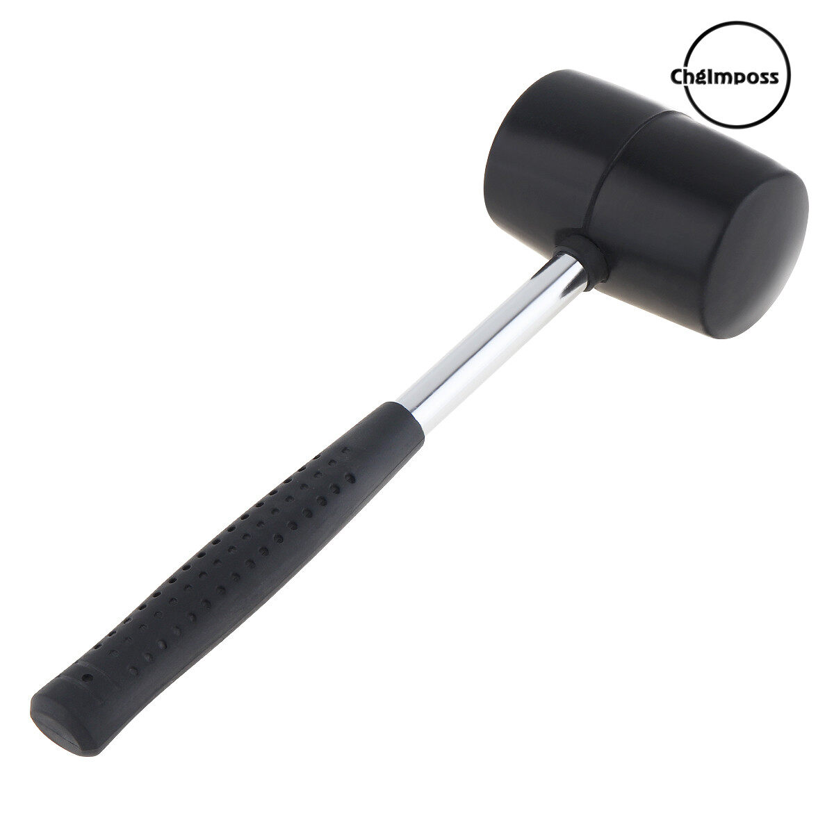 ChgImposs Non-elastic Rubber Hammer Mounting Hammer Mallet with Steel Handle