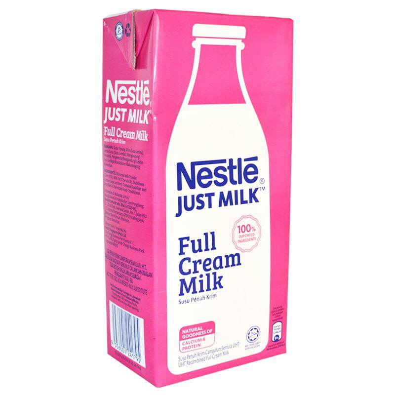 Nestle Just Milk Full Cream Milk (1L) Lazada