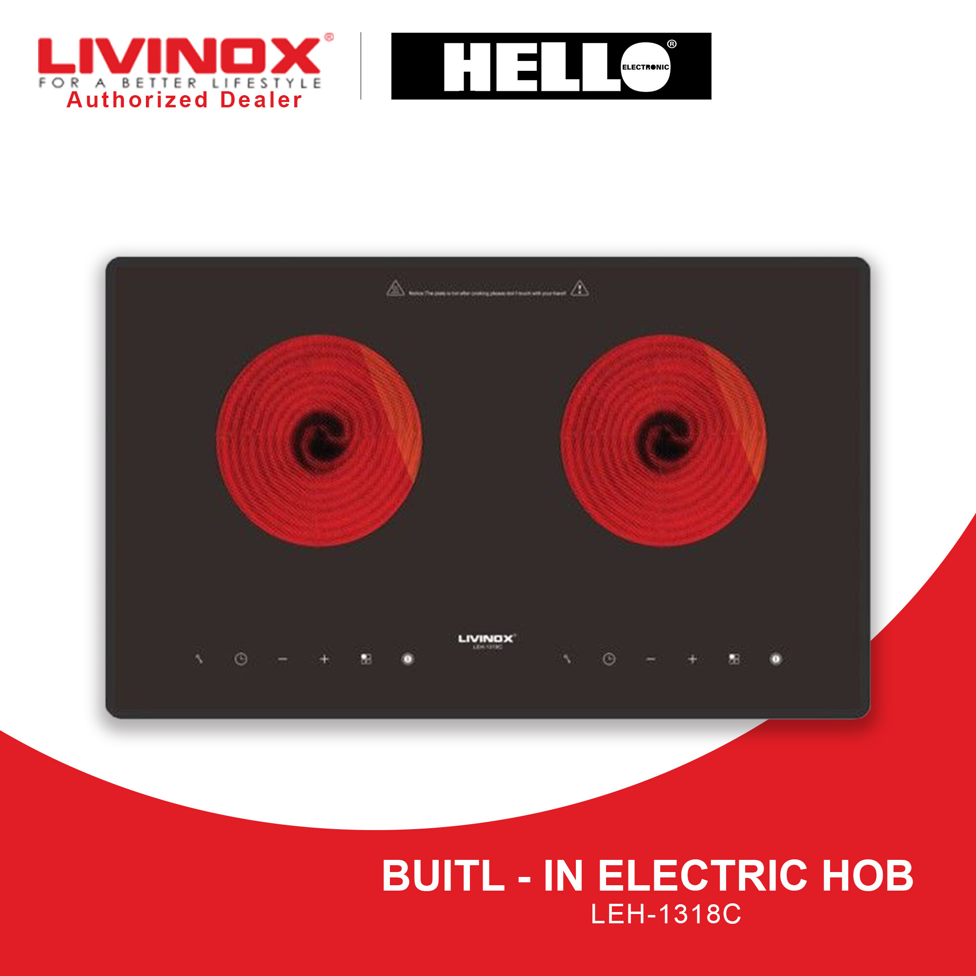 Livinox Built In Electric Hob LEH1318C Lazada