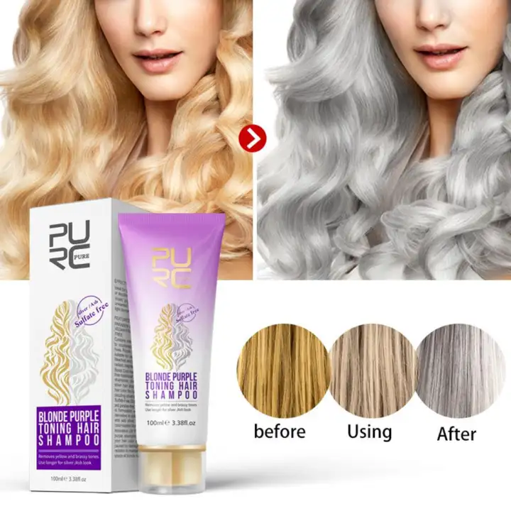 Gorgeously Blonde Purple Toning Hair Shampoo Blonde Shampoo Gray