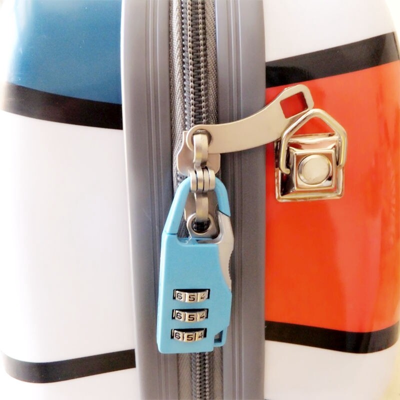 Fashion Travel Suitcase Luggage Resettable Code Lock Padlock 3 Digit Combination
