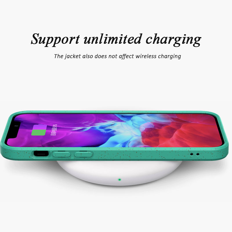 Crashstar Thân Thiện Với Môi Trường Silicone Thêm rơm lúa mì Mềm vỏ điện thoại Cho iPhone 16 15 14 Pro Max Cộng Với 13 12 11 Pro Max Mini XS Max XR X 8 7 Plus + SE 2020 điện thoại chống sốc Bìa Phân Hủy Sinh Học Điện Thoại Caing Hot Bán