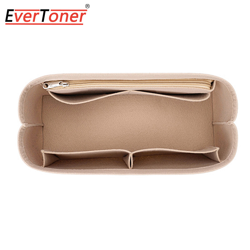 EverToner Felt Insert Bag Organizer for Goyad Handbag & Tote Bag Perfect for Brand Women's Handbags Bag Inner Bag