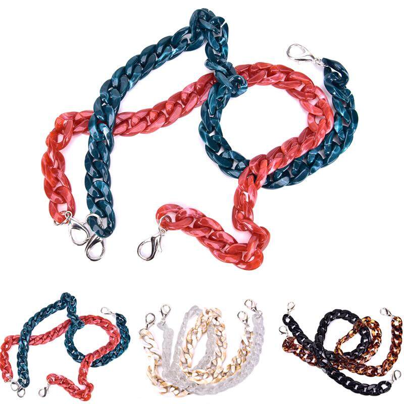 120cm Acrylic Detachable Replacement Chain Shoulder Bag Strap Handbag AccessoWR
