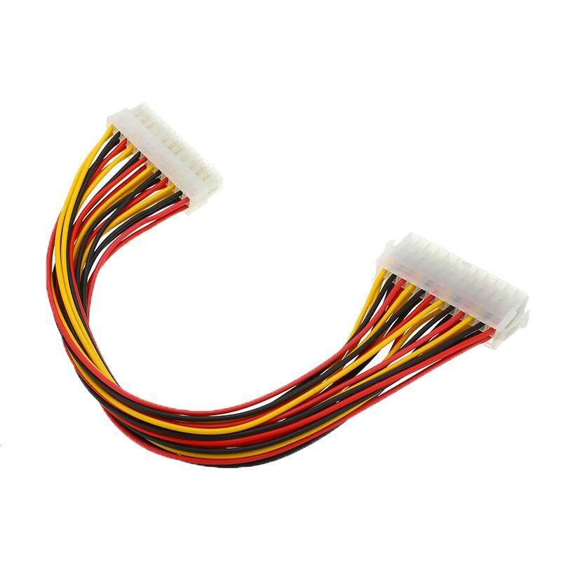Internal 24Pin Male to 24Pin Female ATX PSU Power Supply Cable Extension 30cm