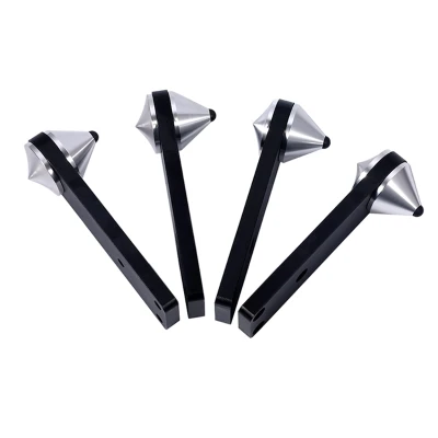 4Pcs Stand Speaker Spike Replacement Non-Slip Shock Absorbing Easy Install Isolation 39mm Durable Parts Aluminium Pads