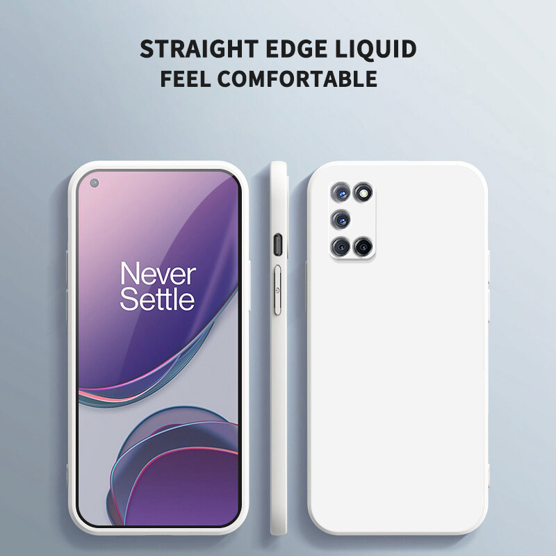 YBD case For OPPO A52 A92 Accurate camera hole protection Casing ,Thin Soft Liquid Silicone Cover Candy Color Cases with free phone Lanyard