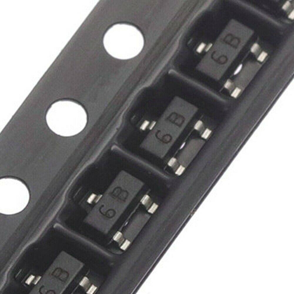 100pcs bc817-25 6b 0.5a 45v npn sot-23 smd transistor