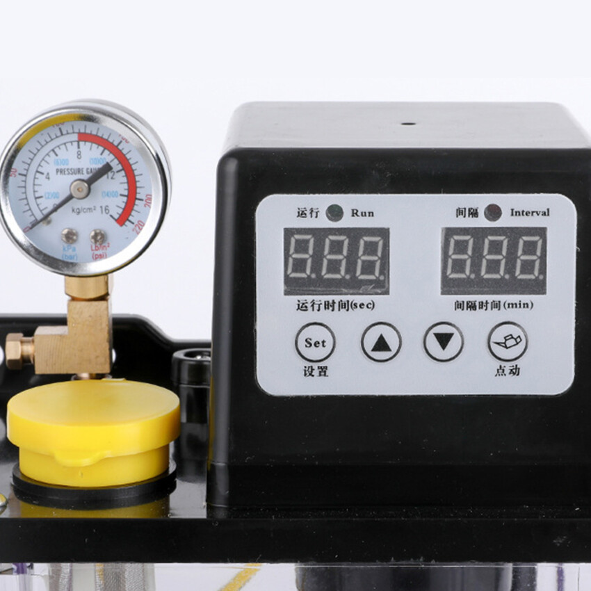 Bơm Dầu Bôi Trơn Tự Động Dụng Cụ Máy Tiện CNC Bơm Bôi Trơn Điện Từ 220V