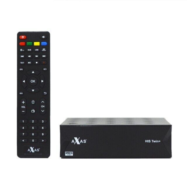 2 1PC 2021 New Satellite TV Receiver Axas His Twin PLUS DVB-S2/S HD ...