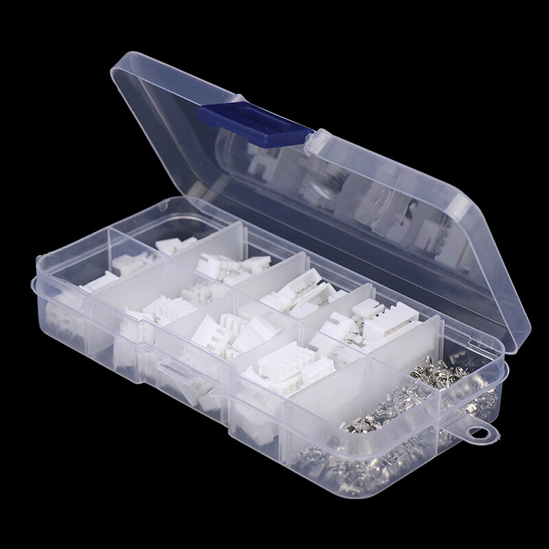 Sun 230pcs/box xh 2.54 2p 3p 4p 5pin 2.54mm pitch terminal kit jst connector