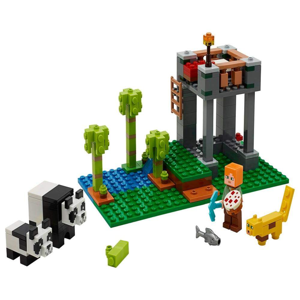 LEGO Minecraft Vườn ươm gấu trúc - 21158 (204 miếng) Đồ Chơi Lắp Ráp
