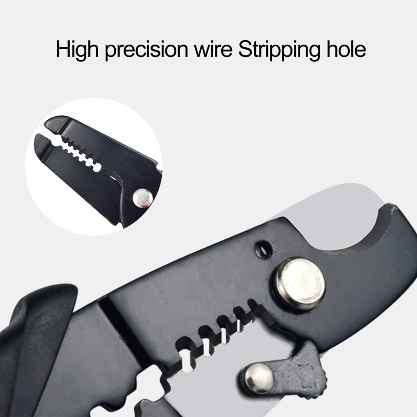 10 In 1 Stripping Crimping Pliers Wire Stripper Multi Functional Ring Crimpper Electrician Peeling Network Cable Stripper Tools