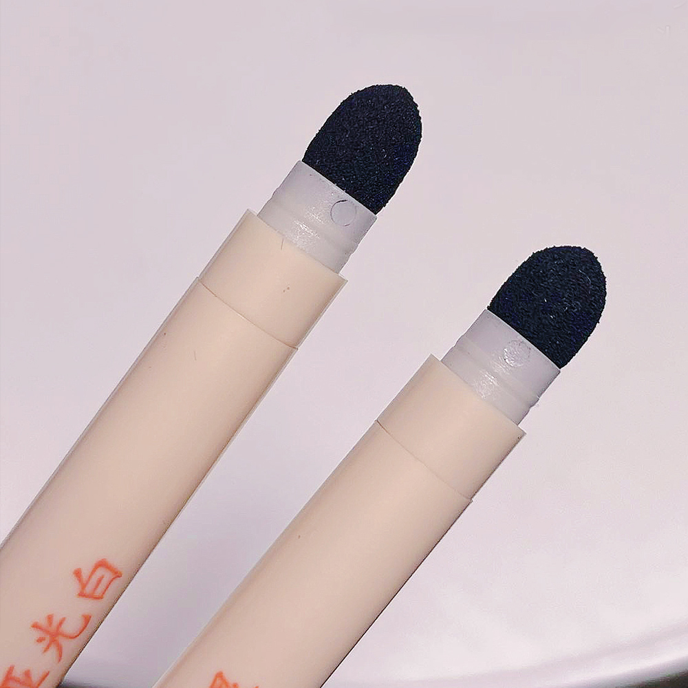 Bút Highlight Pearlescent Làm Sáng Tằm Với Bút Đầu Bọt Biển Phấn Mắt Kim Cương