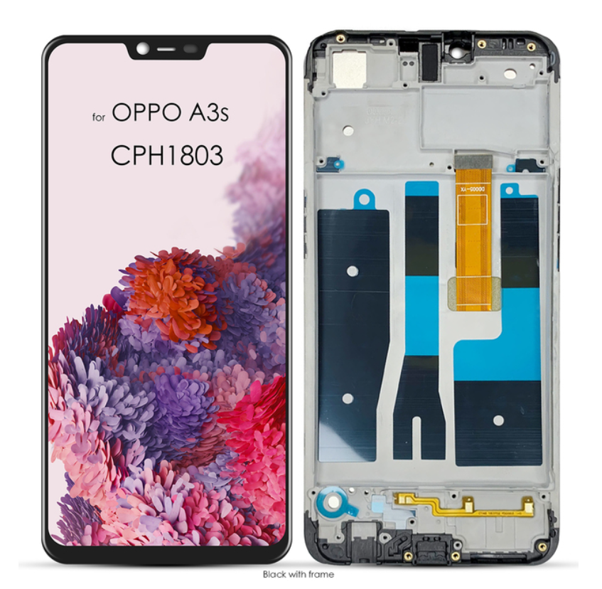 LCD Có Khung Cho OPPO A5 A3S CPH1803 CPH1853 LCD Có Khung Hiển Thị Thay Thế Bộ Linh Kiện Số Của Màn Hình Cảm Ứng