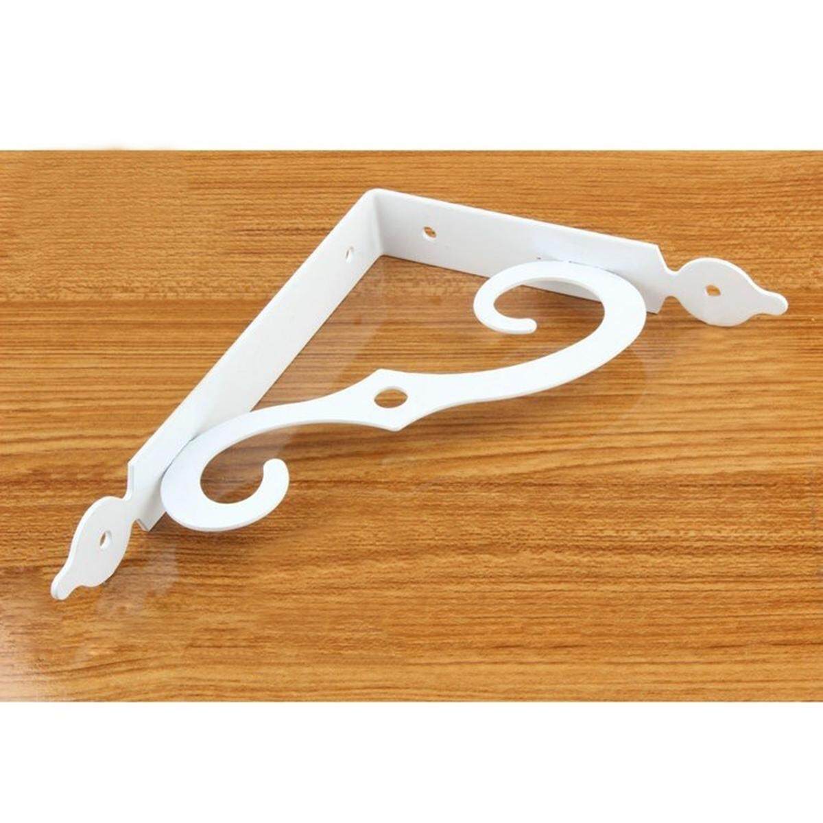 2pcs Wall Mounted L Shaped Angle Bracket Multifuntional Brace Shelf