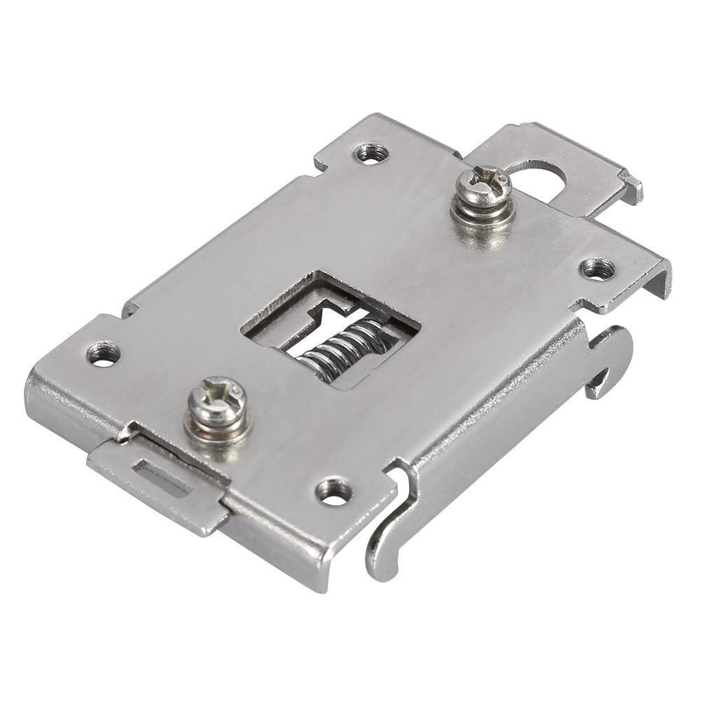 1PCS DIN rail fixed clip 35MM DIN Rail Fixed Solid State Relay Clip DIN Rail Mounting accessories Clamp With 2 Mounting Screws