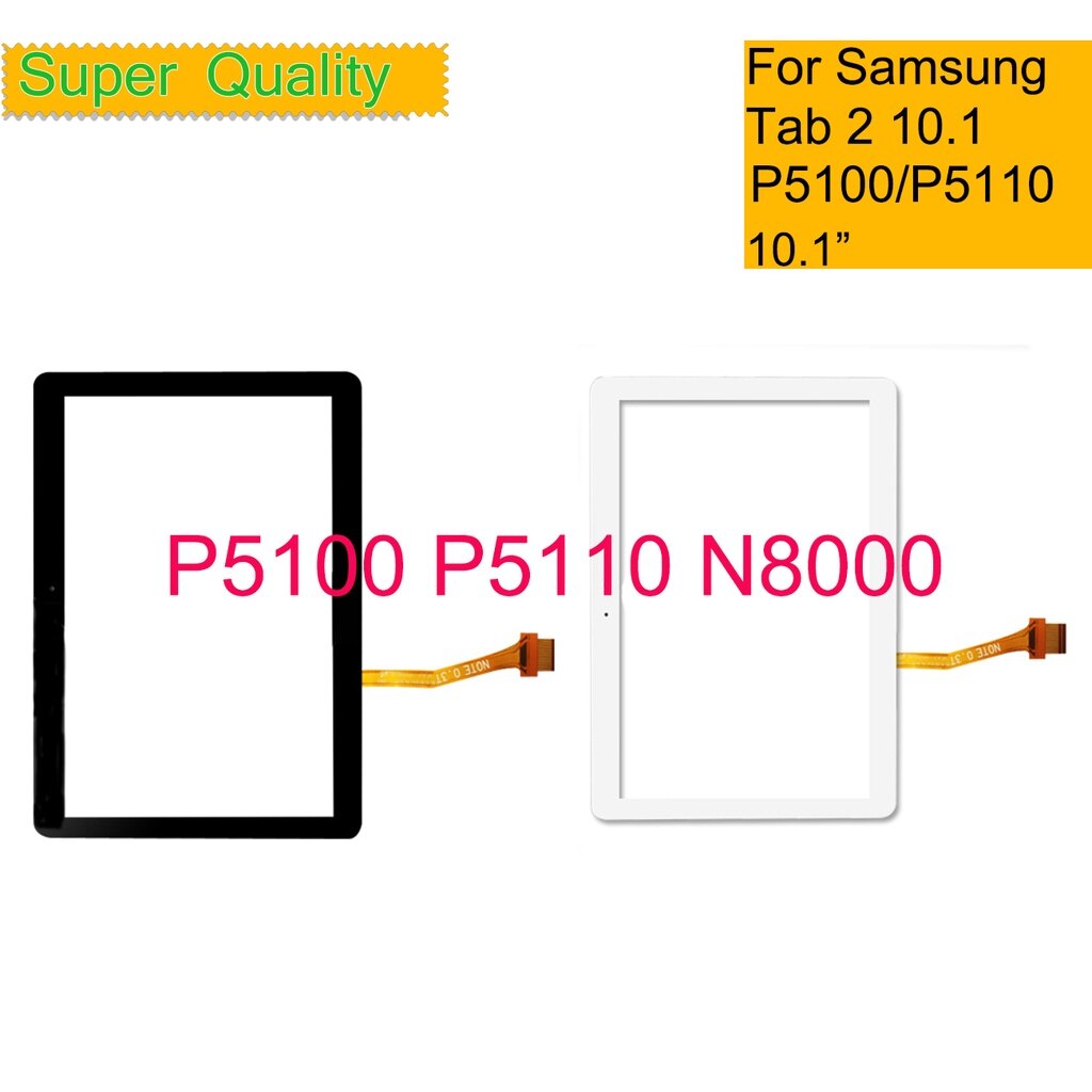 New touch screen for samsung tab 2 10.1 p5100 n8000 / galaxy tab 3 10.1 p5200 lcd display glass digitizer repair parts