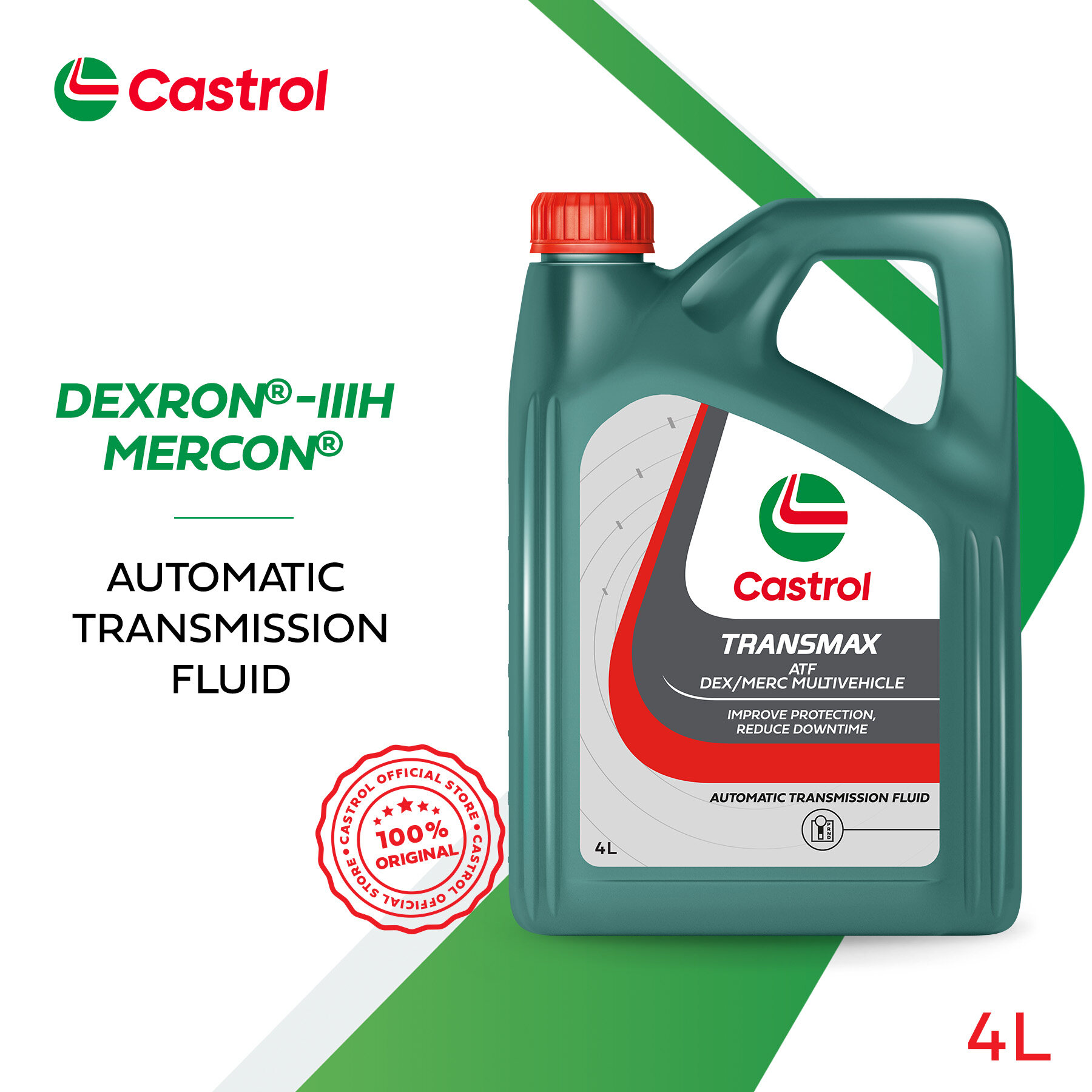 カストロール ATF （Castrol TRANSMAX DEXMERC ATF, 1 Gallon 