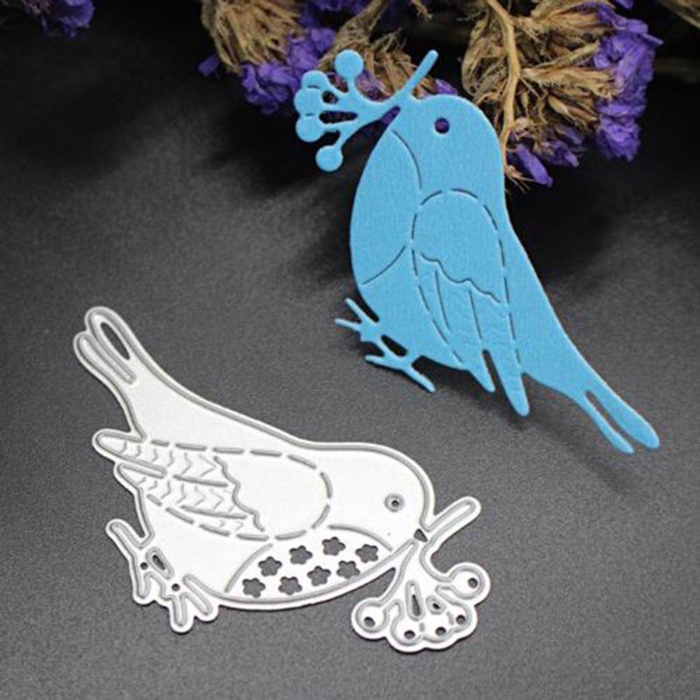 Livecity Lovely Bird Cutting Dies Stencil DIY Scrapbook Paper Cards Embossing Craft Tool