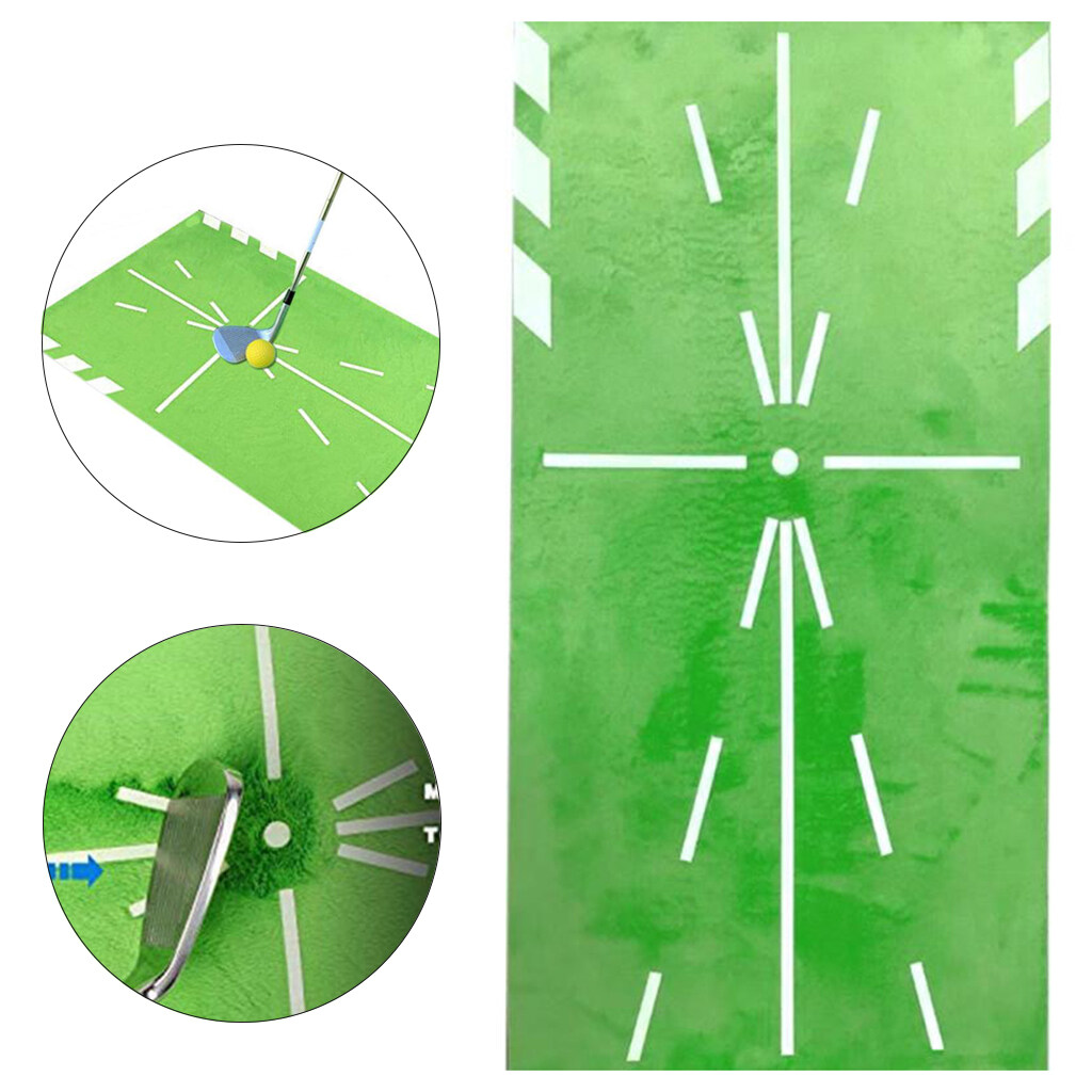Golf swing direction mat Clearance