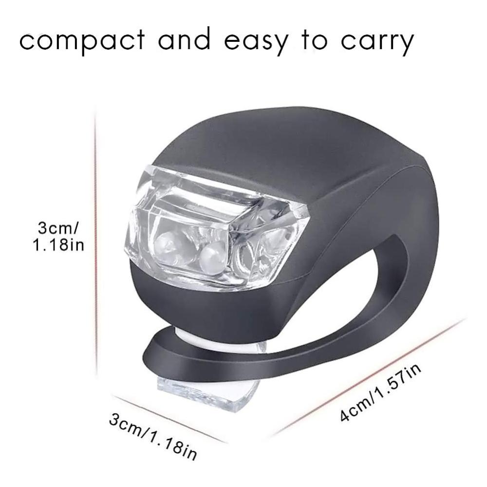 Dẫn Xe Đạp Silicone phía trước phía sau Ánh Sáng Thiết lập đèn pha xe đạp đuôi đèn cảnh báo