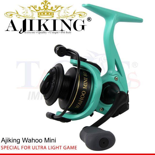 New Color Ajiking Wahoo Mini 800 Ultralight Spinning Reel Max Drag 3kgs