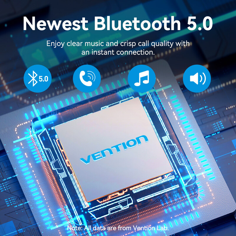 Vention Bluetooth 5.0 Car Charger 48W Fast Charging 3 Port QC 3.0 USB with LED Digital Display for SAMSUNG iPhone Huawei Xiaomi Cellphone MacBook PD 30W 12V to 24V Car Adapter Car Charger Socket Outlet