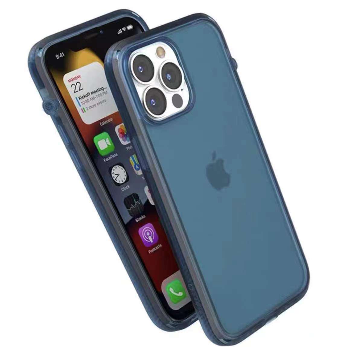 Catalyst IPhone 13 pro max 13 pro iphone 13  iphone 12 pro max iphone 11 pro max with Clear matte Back Case Transparent Cover phone case