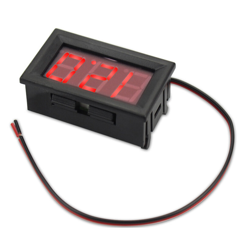 0.56 inch DC 4.5V-30V Digital DC Voltmeter LED Digital Voltage Meter with Reverse Connection Protection