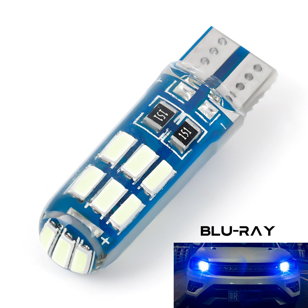 T10 4014 w5w car led lights waterproof reading light license plate light door lamp auto interior bulbs