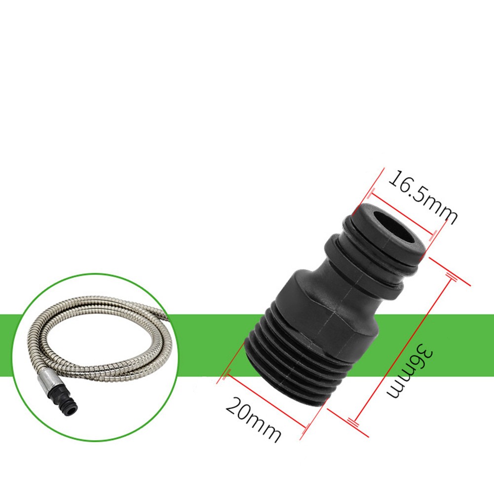 2× 1/2inch✅Threaded Tap Adaptor Garden Water Hose Quick Pipe Connector Fitting