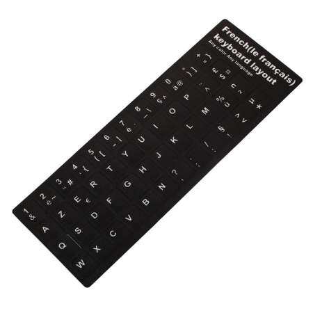 ข้อมูลสินค้า แป้นพิมพ์แล็ปท็อปผิว AZERTY สติกเกอร์ปลอดภัย 48 คีย์แล็ปท็อปกาว Non - SLIP
สติ๊กเกอร์ติดผนังภาษาฝรั่งเศสคำแป้นบนแป้นพิมพ์สีดำสำหรับคอมพิวเตอร์พีซี Xmas ข้อมูลจำเพราะ