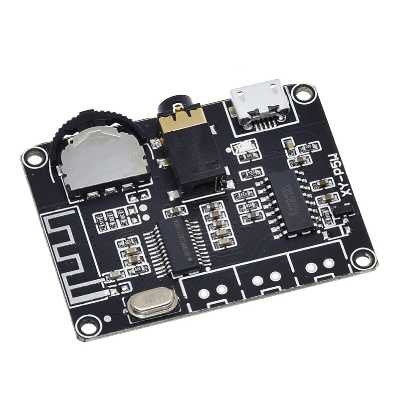 Pam8406 5w+5w bluetooth 5.0 dc3.7-5v stereo audio power amplifier pam8406 xy-p5w for arduino diy kit module