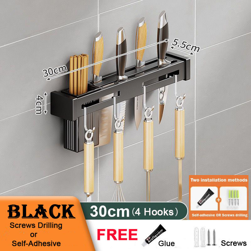 AVI Wall Knife Holder Kitchen Counter Organization Knife Block Kitchen