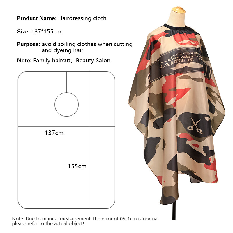 Large Haircut Wrap Hair Salon Hair Salon Printed Haircut Wrap Hair Shawl Wrap