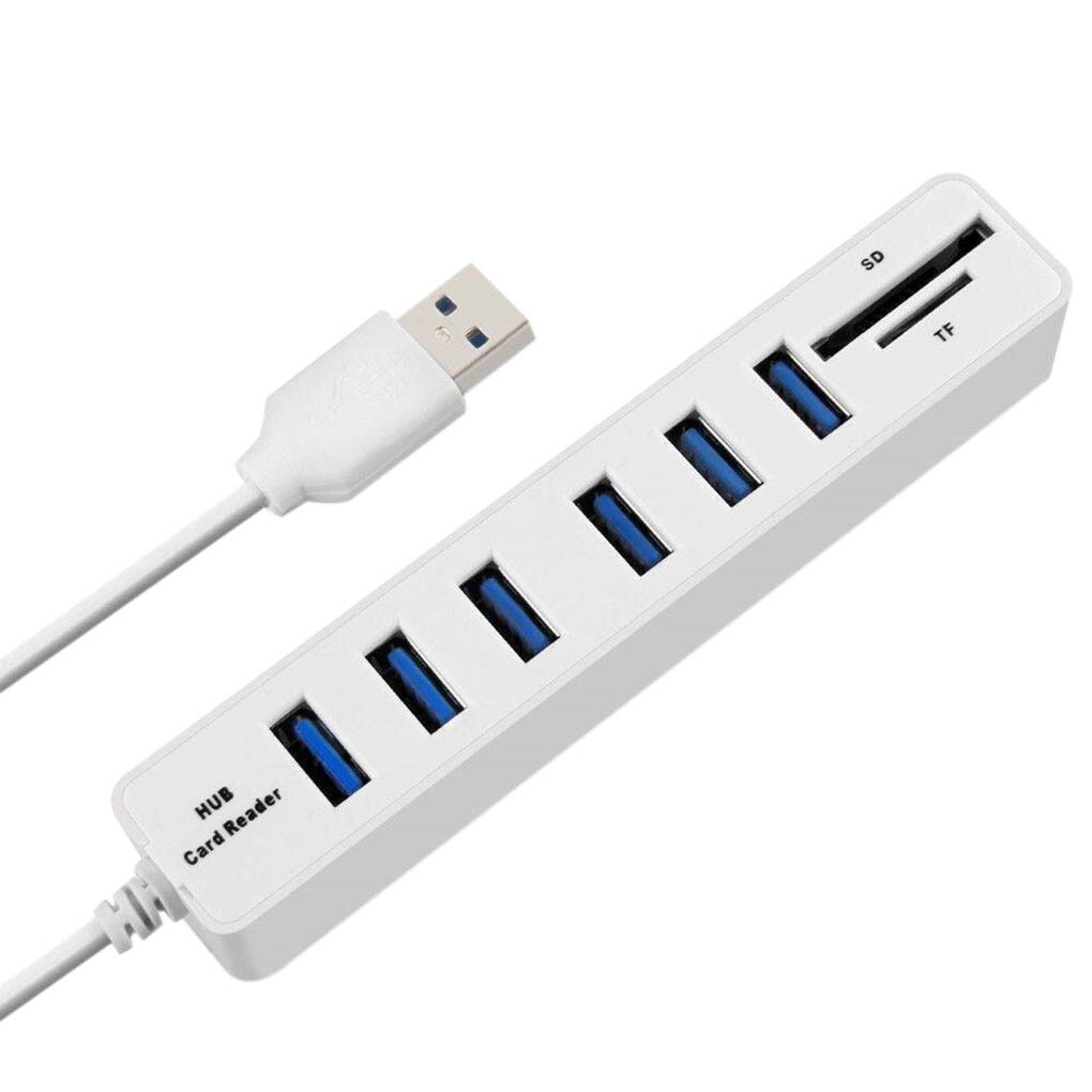 【Hot Sale】 USB Hub 3/6 Port Expander Adapter USB 3.0 Hub Multi USB Splitter 2.0 Hab 3 Hub 3.0 Multiple For PC Computer Accessories