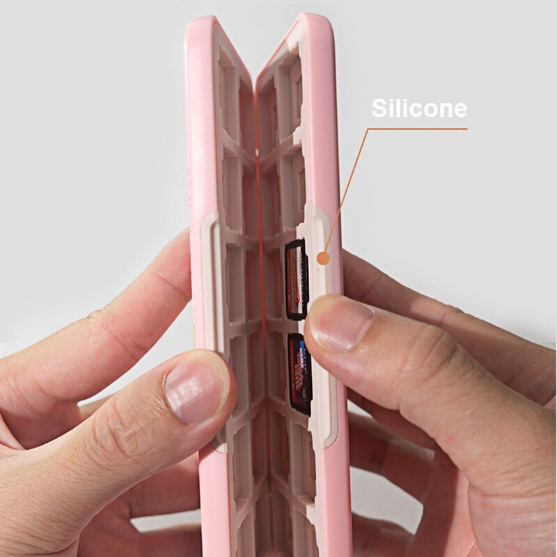 Nintendo Switch Accessory 24 in 1 Magnetic Game Memory Cards Micro SD Case Holder for NS Switch OLED Cartridge Storage Box