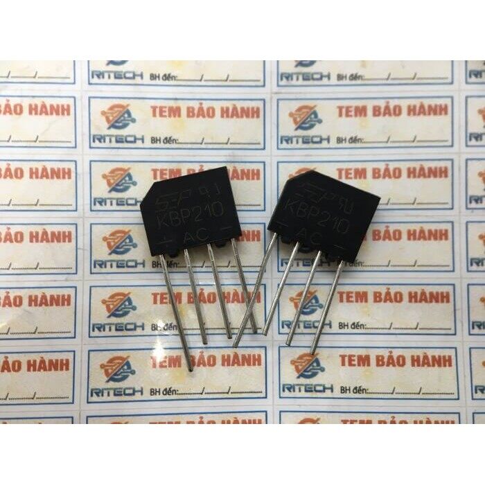 Kbp210 kbp210g diode cầu 2a/1000v