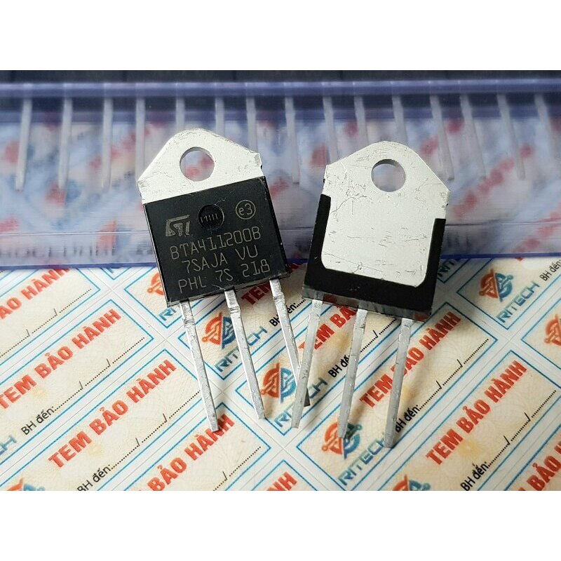 Bta411200b, bta41-1200b triac 40a/1200v to-3p
