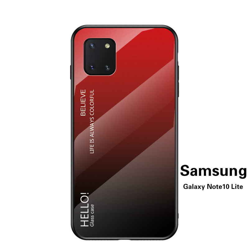 Ốp Cho Samsung Galaxy Note 10 Lite Ốp Lưng Điện Thoại Bằng Kính Cường Lực Tốt Ốp Cho Samsung Galaxy Note10 Lite Ốp Kính Mát Thời Trang
