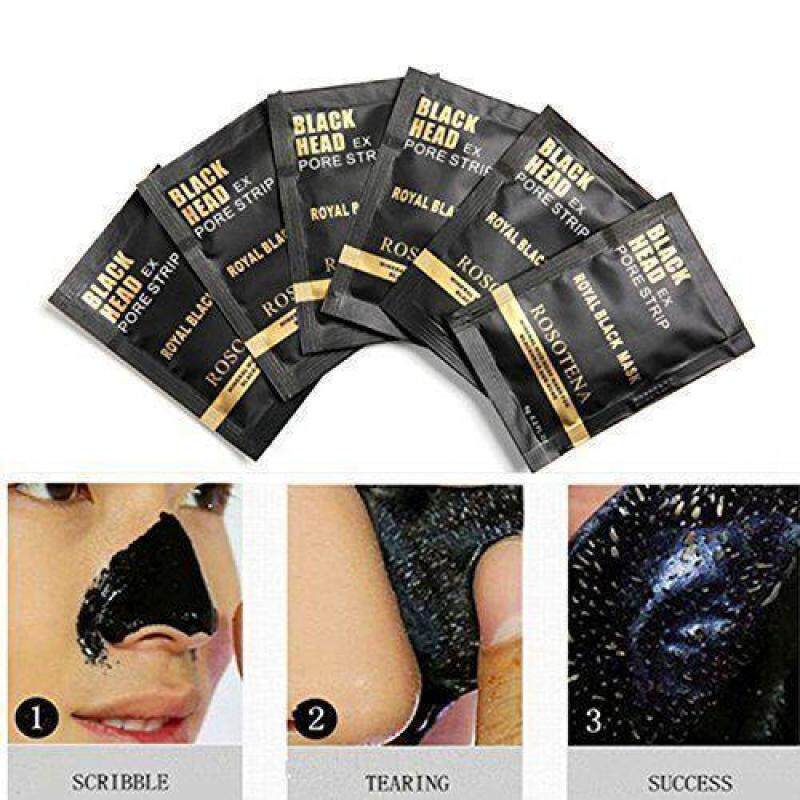 Buy ROSOTENA Peel Off Facial Mask Black Head And AcneTreatments Charcoal (pack of 5) Singapore