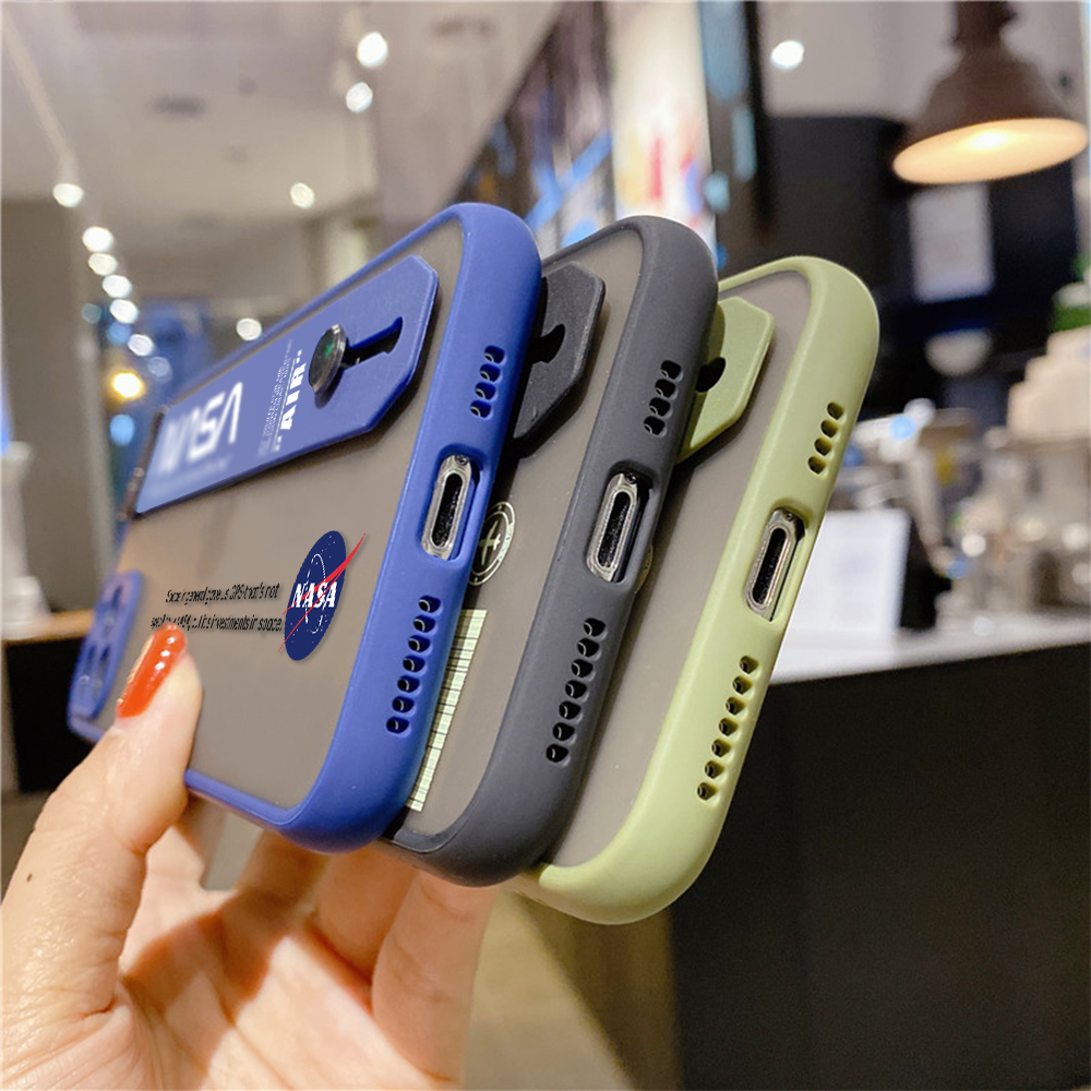 (With Wristband) Hontinga Casing Case For Xiaomi Redmi 7A Case Shockproof NASA Transparent Phone Case Soft Edge Full Lens Protection Camera Protector Back Cover Casing Hard Case For Boys For Grils