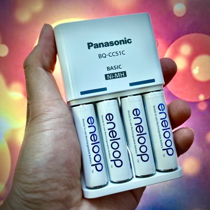 {GIÁ RẺ SẬP SÀN} BỘ SẠC PIN BQ-CC51C PANASONIC ENELOOP AA/AAA  (Không kèm pin)