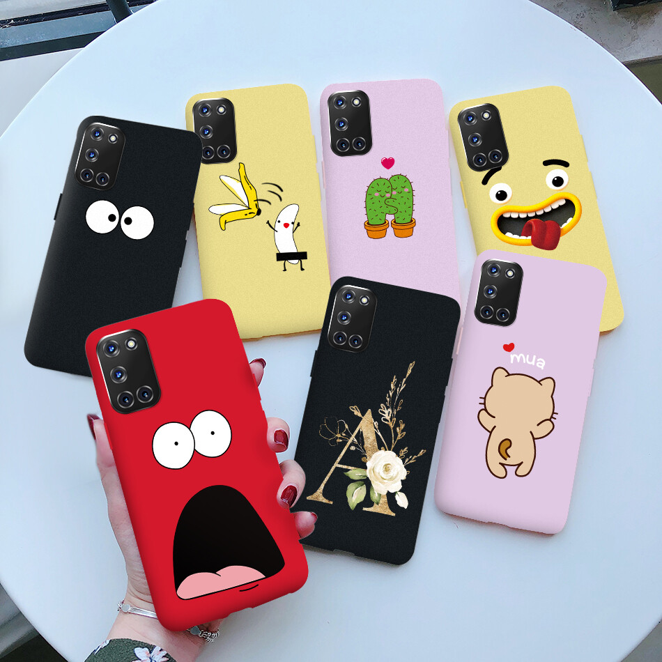 Casing For OPPO A52 A72 A92 Case Luxury TPU Protective Soft Silicone Cute Painted Back Cover Phone Case