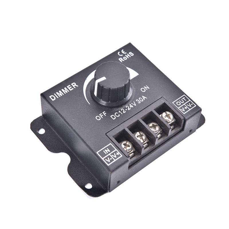 Sissi DC 12V 24V LED Dimmer Switch 30A 360W Voltage Regulator Adjustable Dimmers