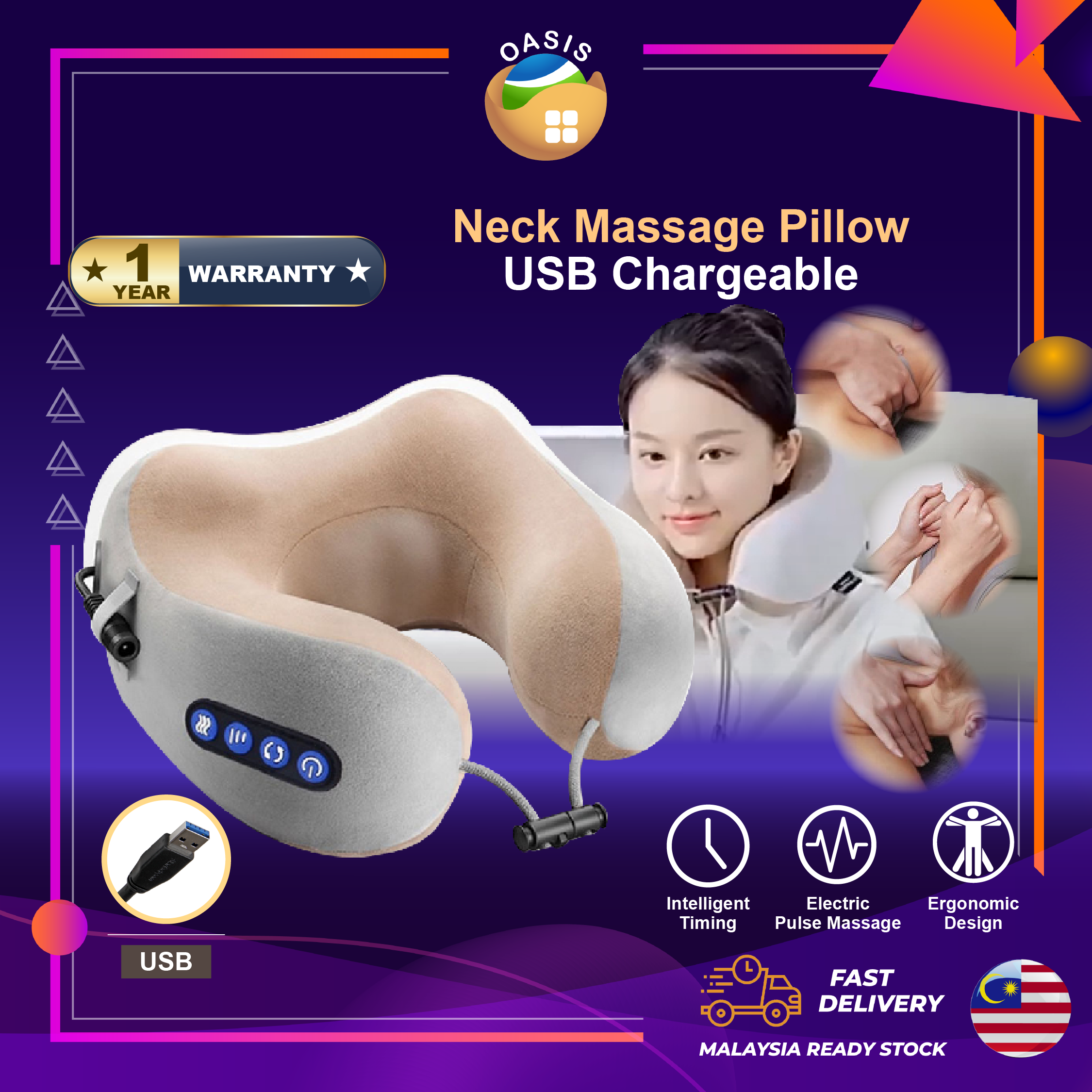 Massage pillow outlet lazada