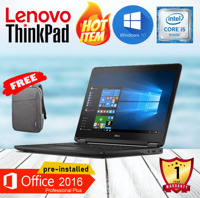 Dell Latitude E7450 Core I5 5th Gen 8gb Ram 256gb Ssd Ultrabook Windows 10 Pro 1