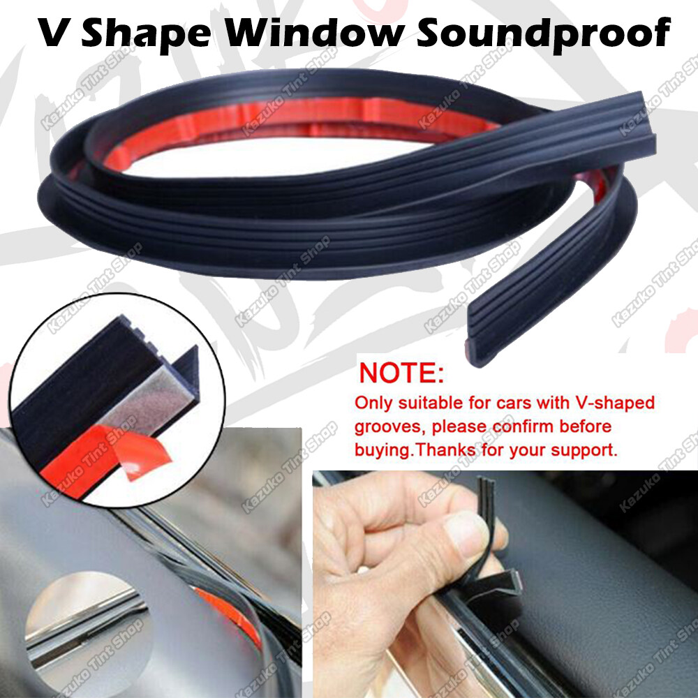 V Shape Scheme Silence Car Window Seal Strip Lift Sealing Strips Auto